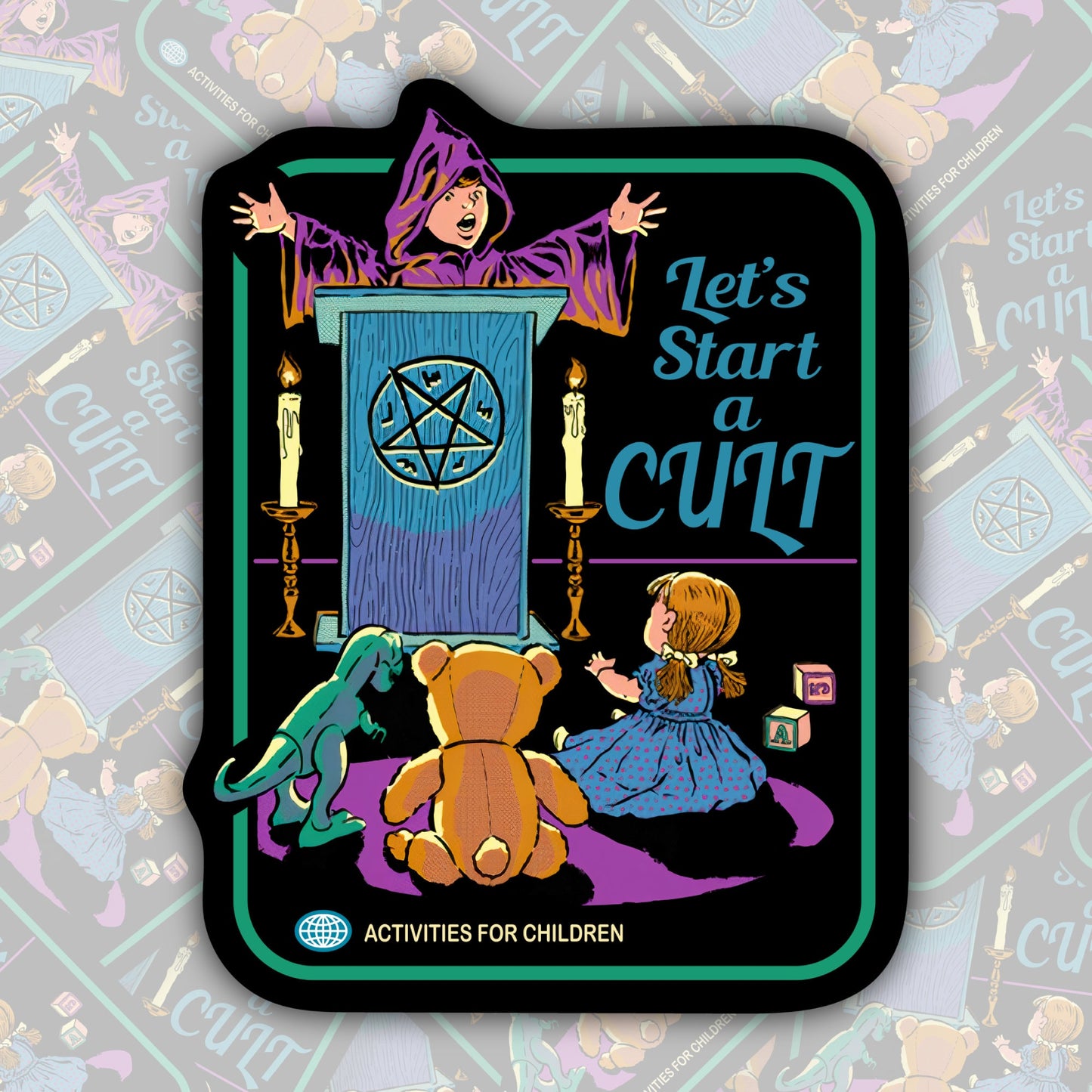 Let's Start A Cult * STICKER OR MAGNET * Die-Cut | Vinyl | Decal | Waterproof | Weatherproof