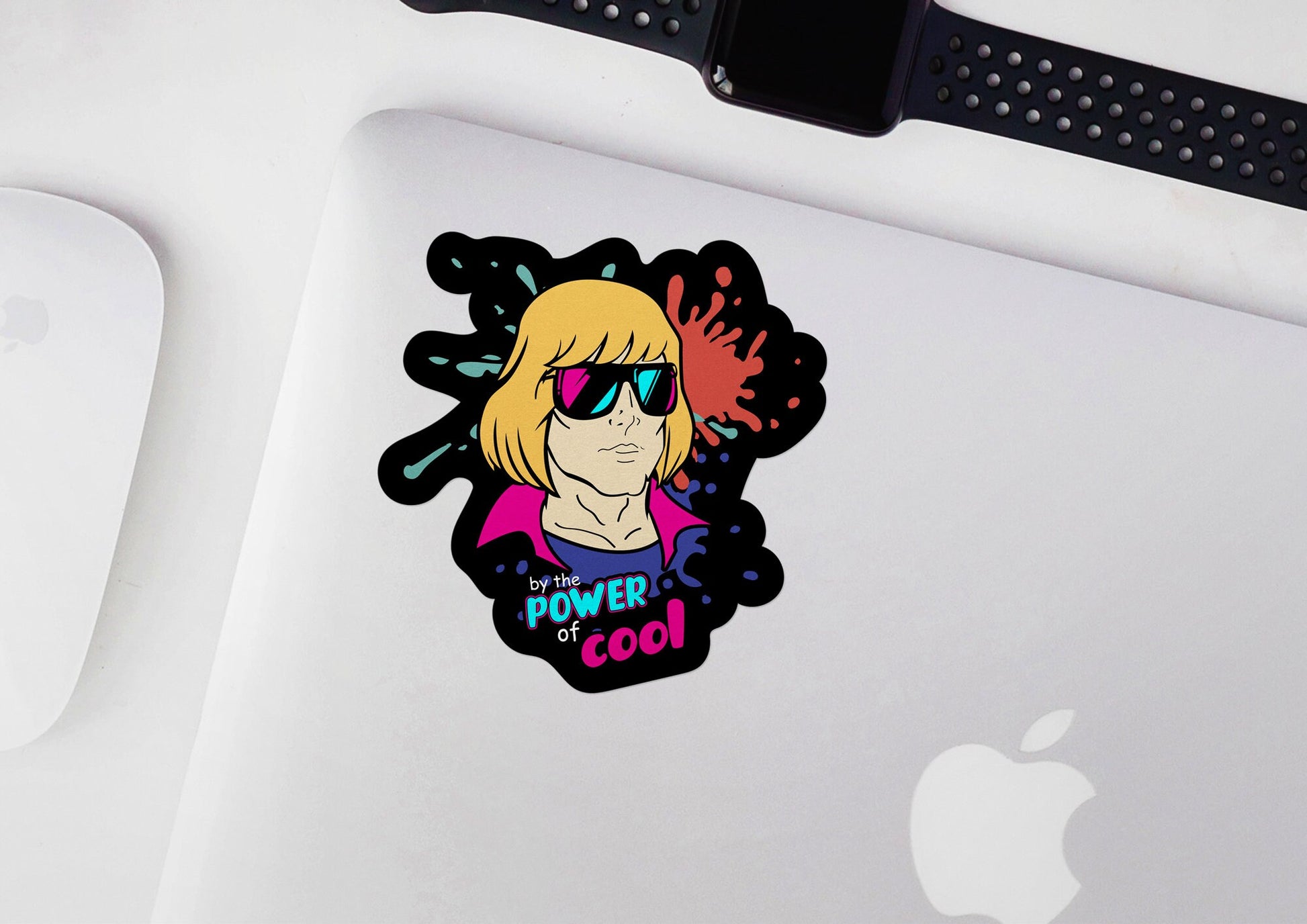 He-Man By the Power of Cool * STICKER OR MAGNET * Die-Cut | Vinyl | Decal | Waterproof | Weatherproof