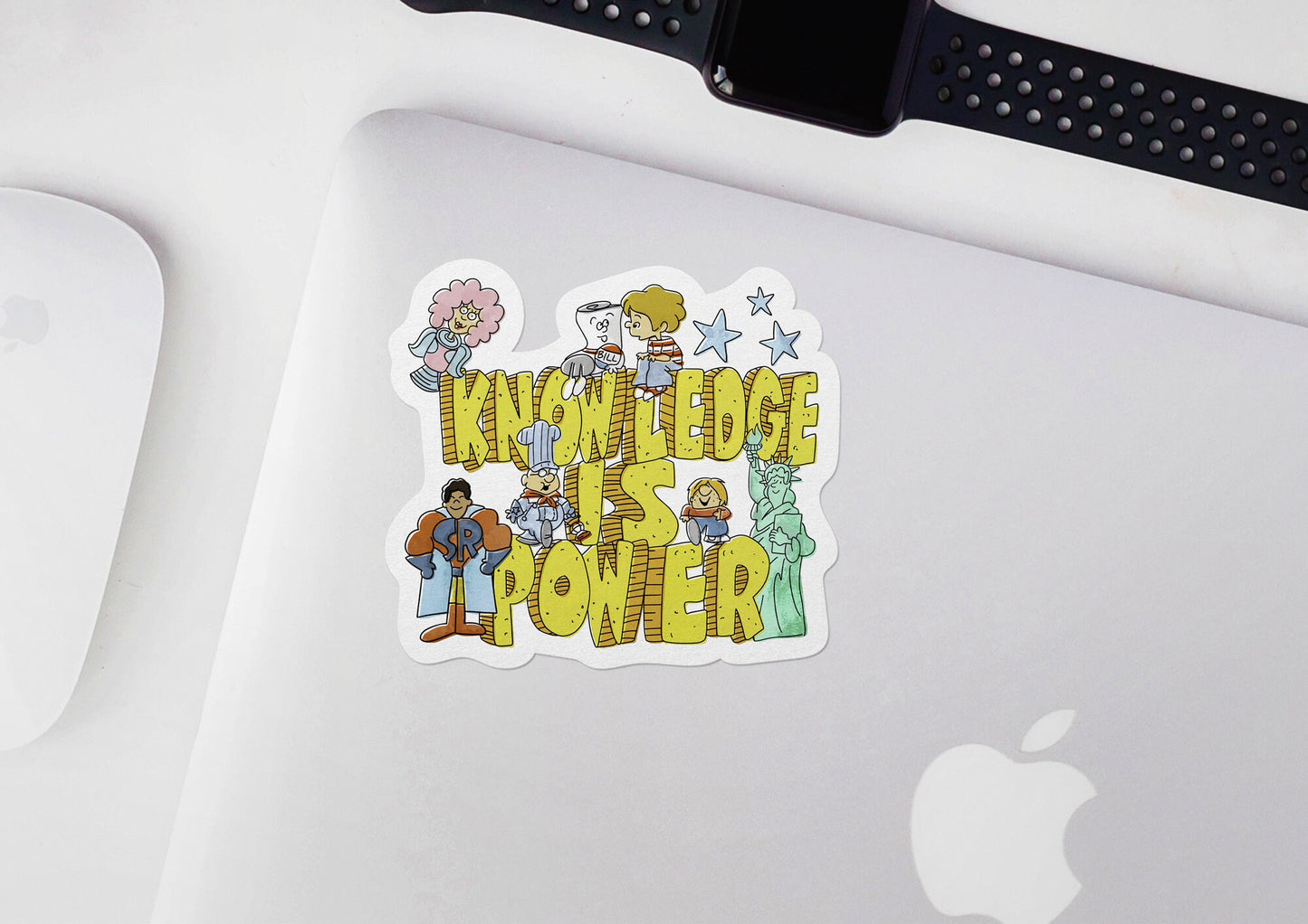 Knowledge is Power * STICKER OR MAGNET * Die-Cut | Vinyl | Decal | Waterproof | Weatherproof