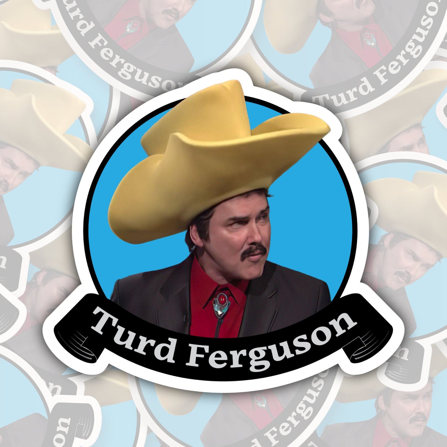 Turd Ferguson * STICKER OR MAGNET * Die-Cut | Vinyl | Decal | Waterproof | Weatherproof