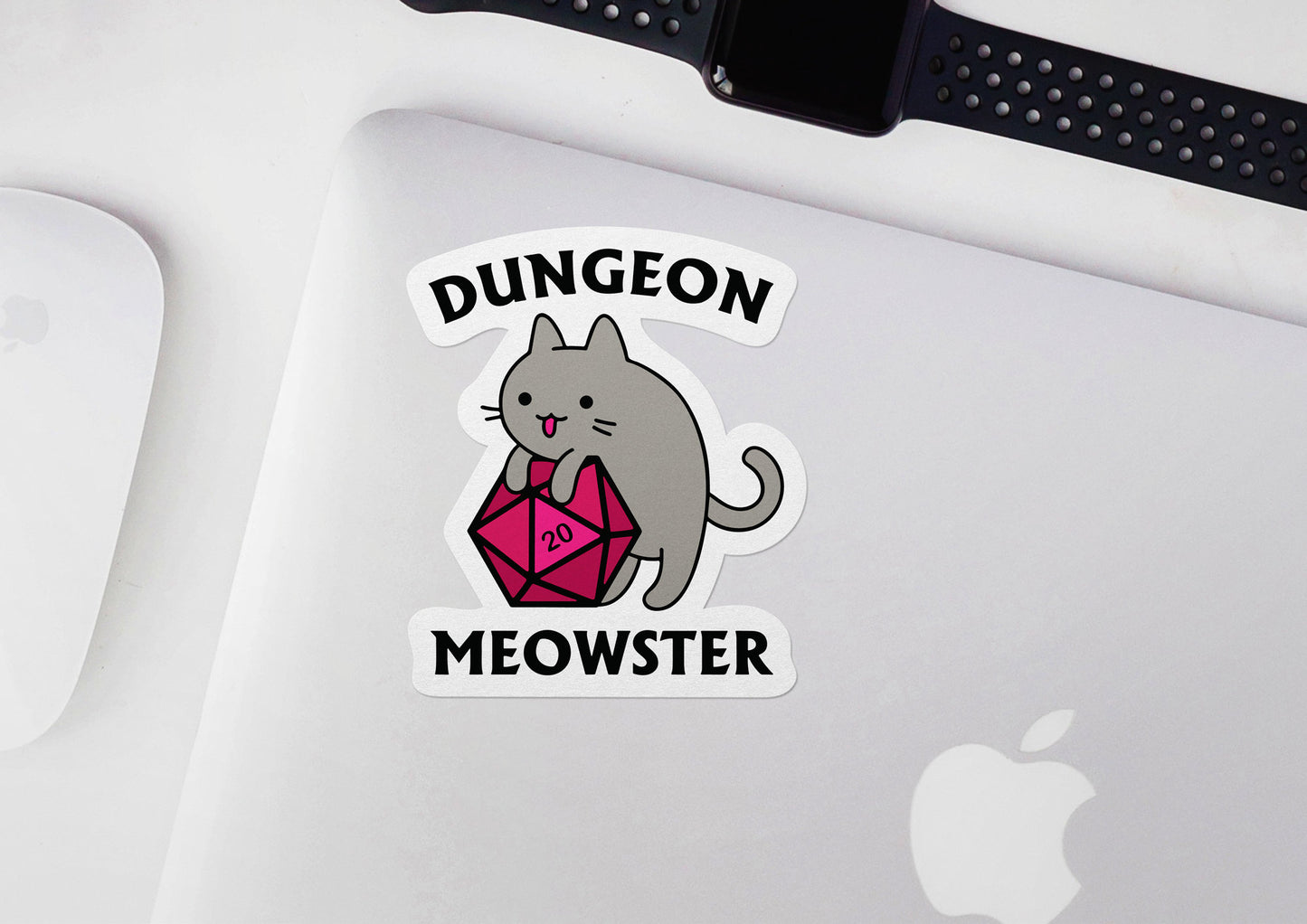 Dungeon Meowster * STICKER OR MAGNET * Die-Cut | Vinyl | Decal | Waterproof | Weatherproof