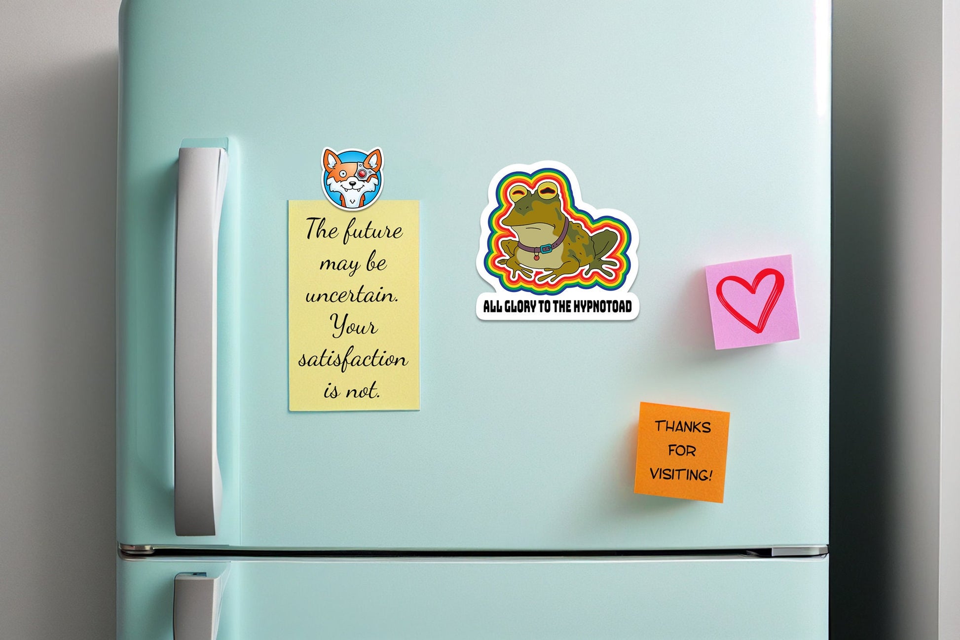 All Glory to the Hypnotoad * STICKER OR MAGNET * Die-Cut | Vinyl | Decal | Waterproof | Weatherproof