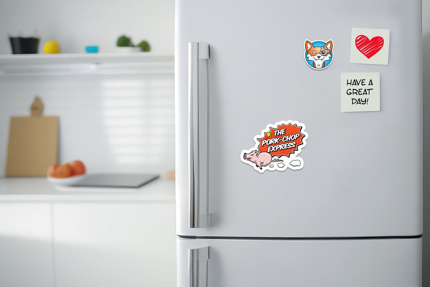 Pork Chop Express * STICKER OR MAGNET * Die-Cut | Vinyl | Decal | Waterproof | Weatherproof