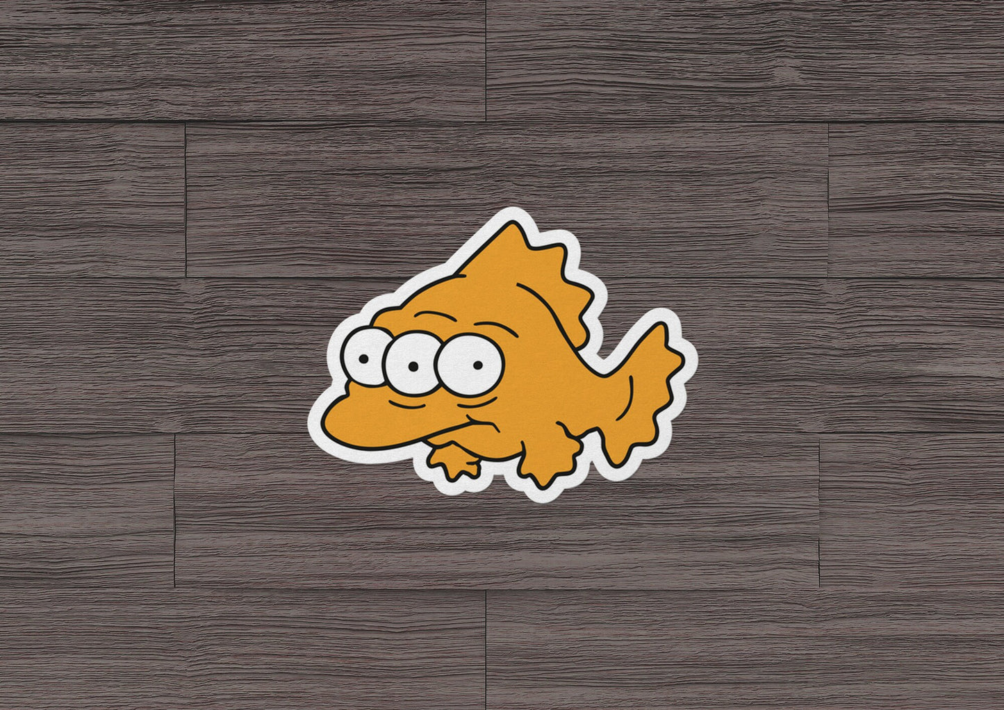 Blinky the Three-Eyed Fish * STICKER OR MAGNET * Die-Cut | Vinyl | Decal | Waterproof | Weatherproof