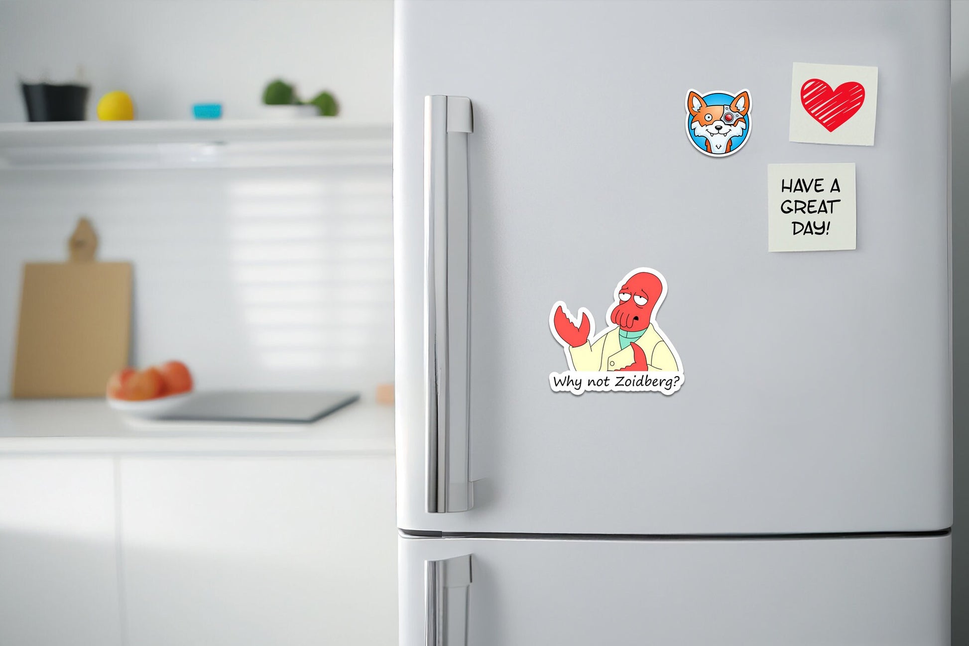 Why Not Zoidberg? * STICKER OR MAGNET * Die-Cut | Vinyl | Decal | Waterproof | Weatherproof