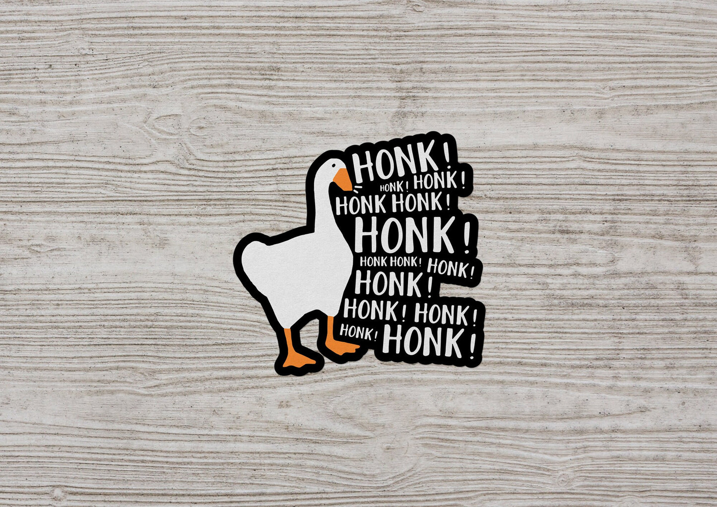 Honk Honk Goose * STICKER OR MAGNET * Die-Cut | Vinyl | Decal | Waterproof | Weatherproof