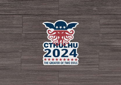 Cthulhu 2024 * STICKER OR MAGNET * Die-Cut | Vinyl | Decal | Waterproof | Weatherproof