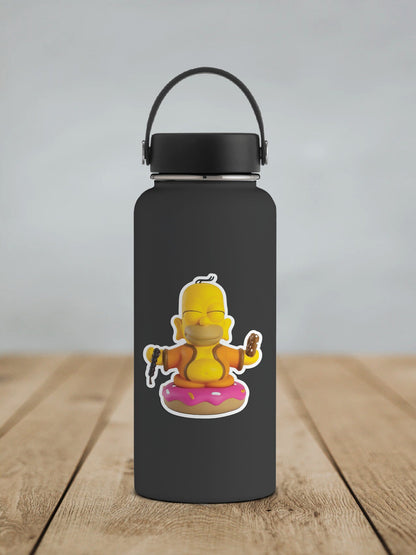 Homer Buddha * STICKER OR MAGNET * Die-Cut | Vinyl | Decal | Waterproof | Weatherproof