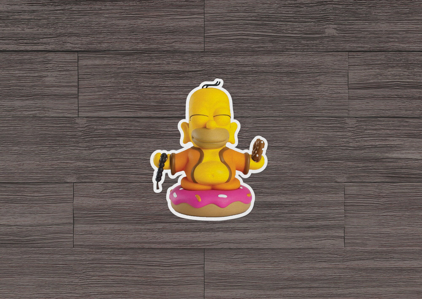 Homer Buddha * STICKER OR MAGNET * Die-Cut | Vinyl | Decal | Waterproof | Weatherproof