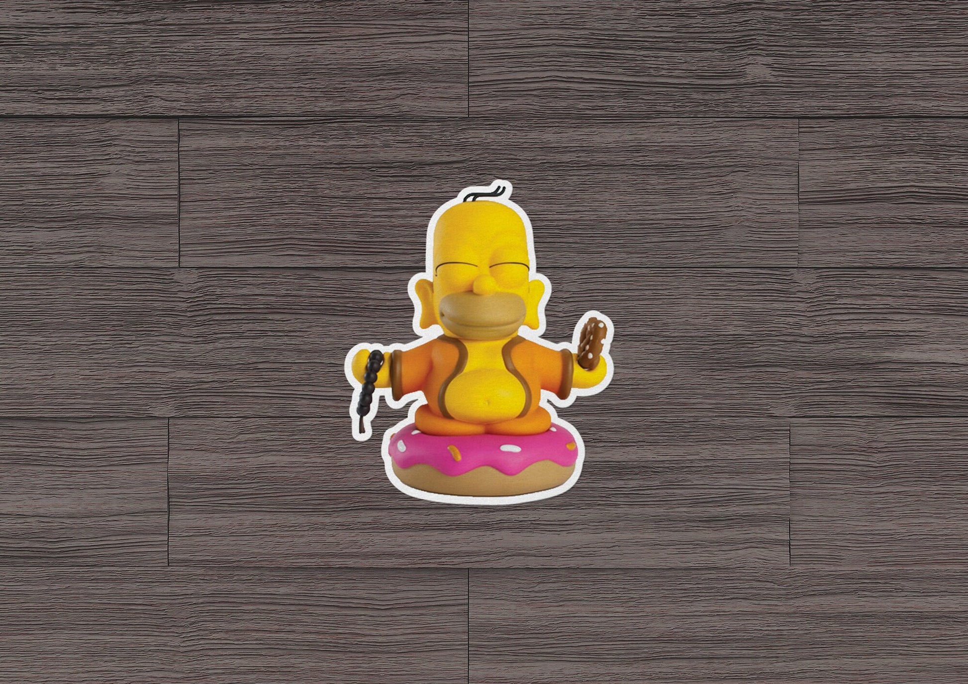 Homer Buddha * STICKER OR MAGNET * Die-Cut | Vinyl | Decal | Waterproof | Weatherproof