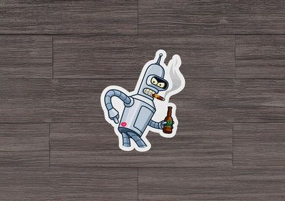 Bender Bending Rodriguez * STICKER OR MAGNET * Die-Cut | Vinyl | Decal | Waterproof | Weatherproof