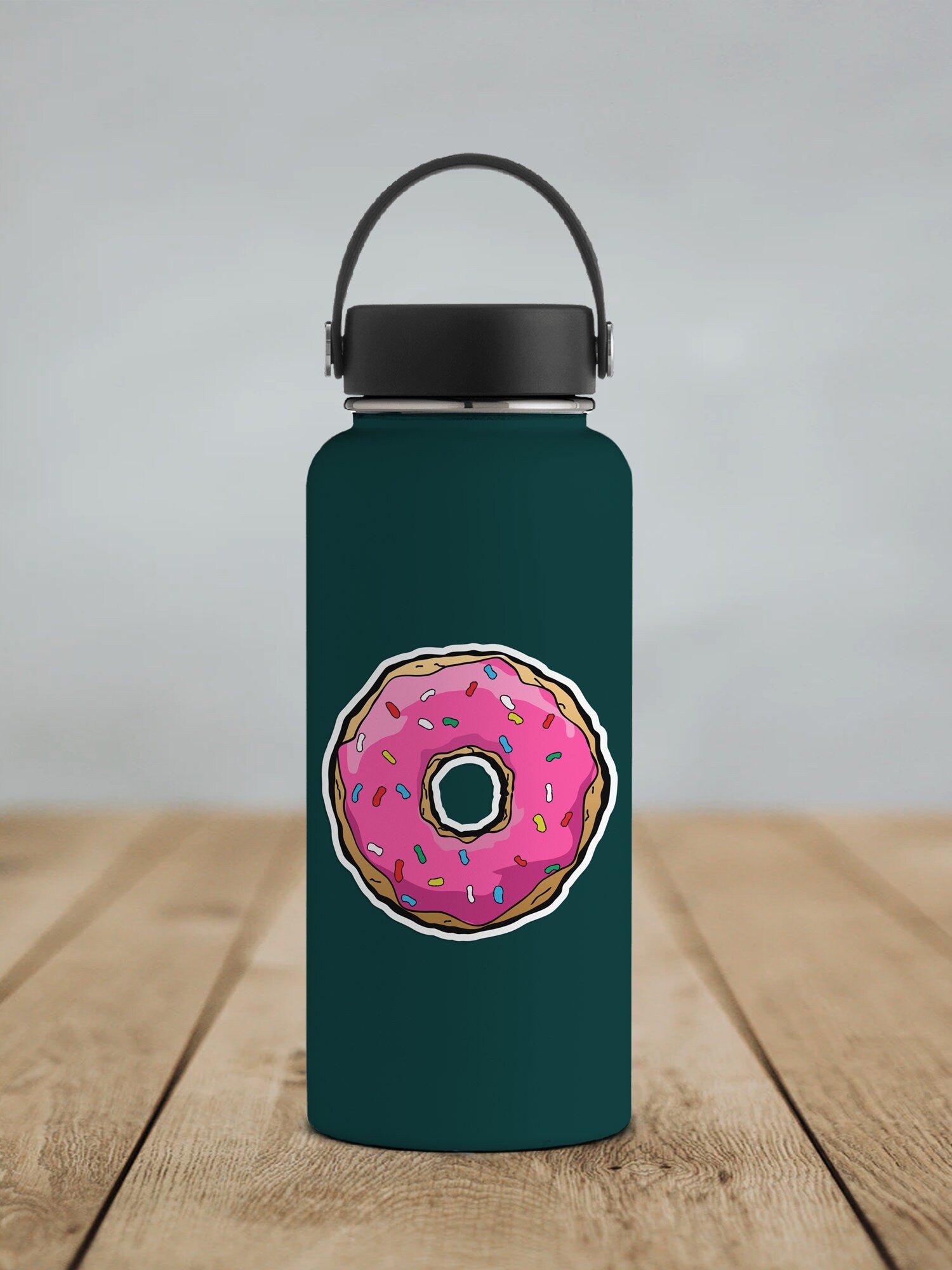 Pink Donut * STICKER OR MAGNET * Die-Cut | Vinyl | Decal | Waterproof | Weatherproof