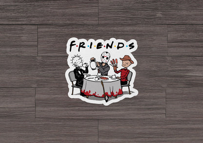 Horror Friends * STICKER OR MAGNET * Die-Cut | Vinyl | Decal | Waterproof | Weatherproof