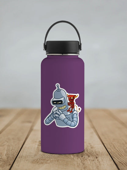 Bender & The Robot Devil * STICKER OR MAGNET * Die-Cut | Vinyl | Decal | Waterproof | Weatherproof