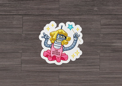 The Gender Bender * STICKER OR MAGNET * Die-Cut | Vinyl | Decal | Waterproof | Weatherproof