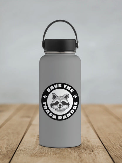 Save the Trash Pandas * STICKER OR MAGNET * Die-Cut | Vinyl | Decal | Waterproof | Weatherproof