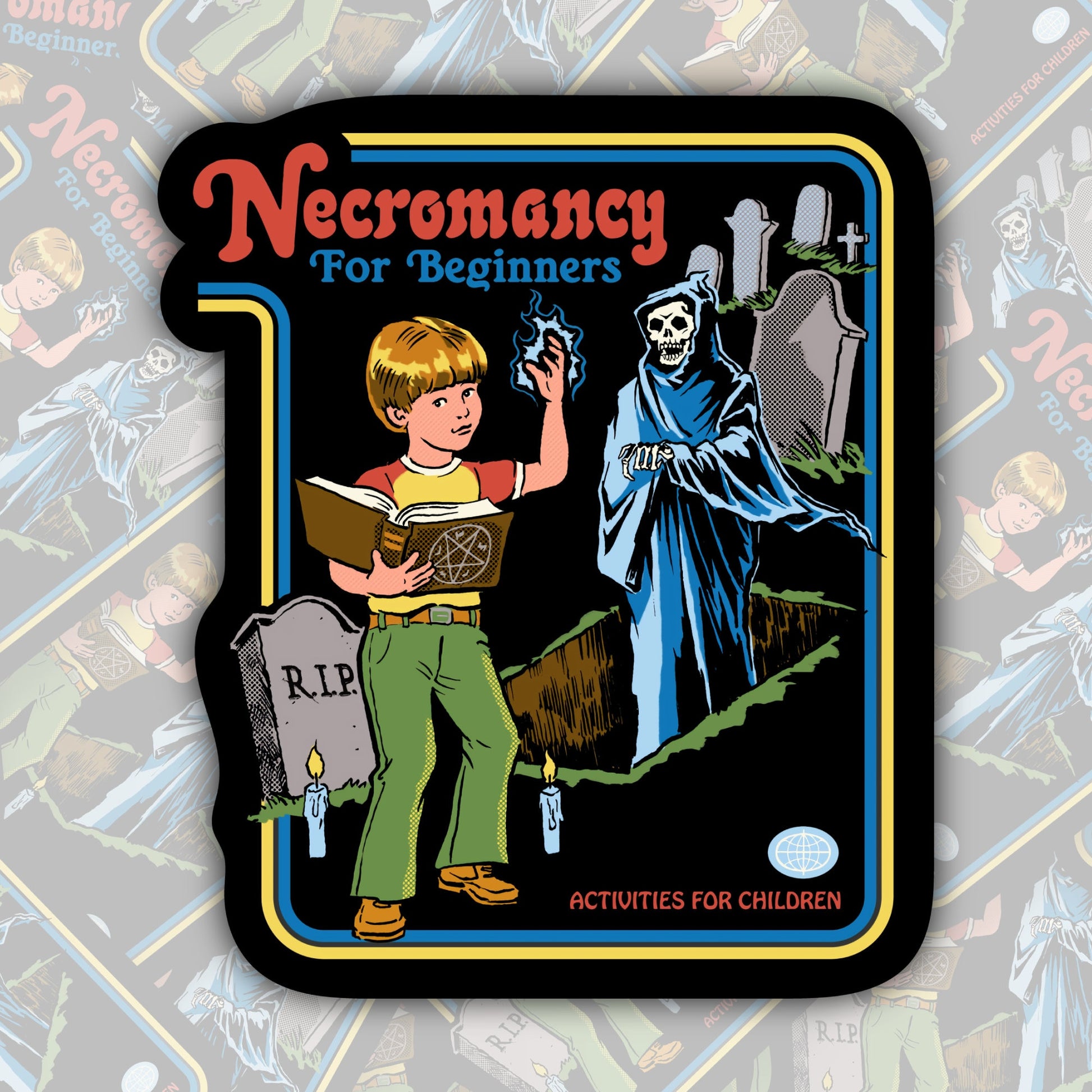 Necromancy For Beginners * STICKER OR MAGNET * Die-Cut | Vinyl | Decal | Waterproof | Weatherproof