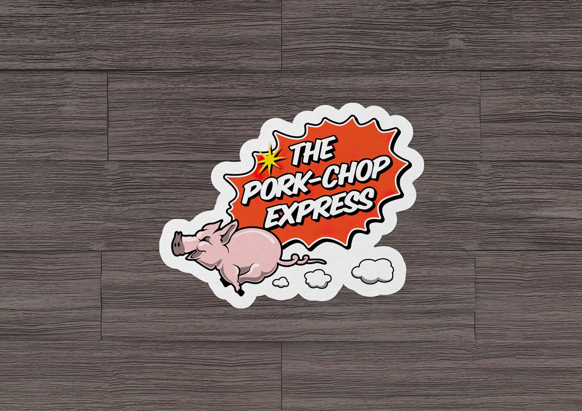 Pork Chop Express * STICKER OR MAGNET * Die-Cut | Vinyl | Decal | Waterproof | Weatherproof