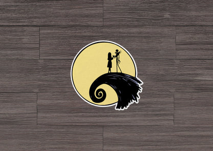 Jack & Sally ~ The Nightmare Before Christmas * STICKER OR MAGNET * Die-Cut | Vinyl | Decal | Waterproof | Weatherproof