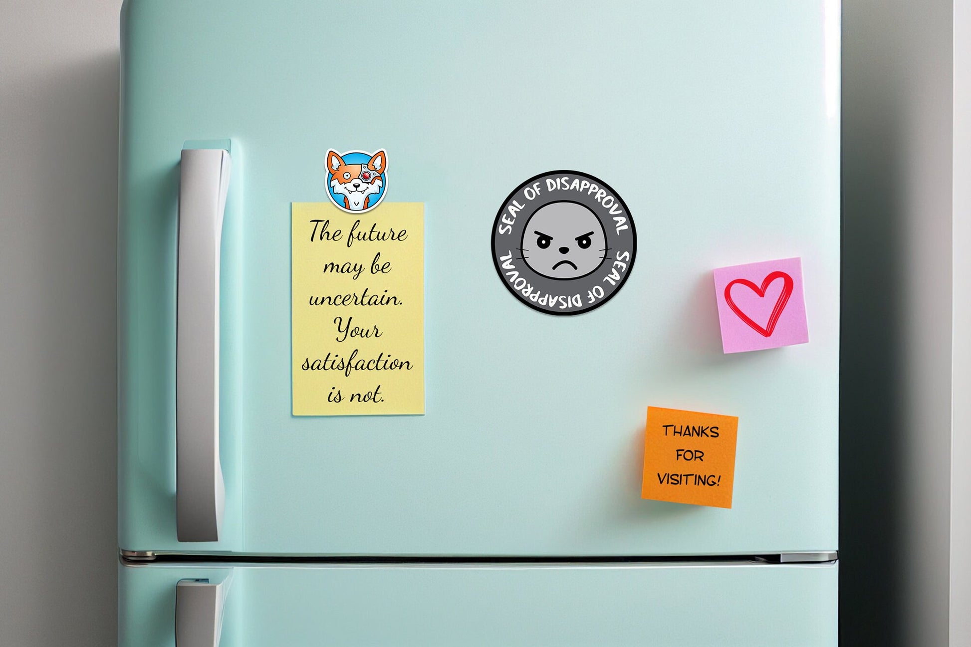 Seal of Disapproval * STICKER OR MAGNET * Die-Cut | Vinyl | Decal | Waterproof | Weatherproof