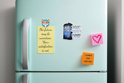 I Am and Always Will Be the Optimist * STICKER OR MAGNET * Die-Cut | Vinyl | Decal | Waterproof | Weatherproof