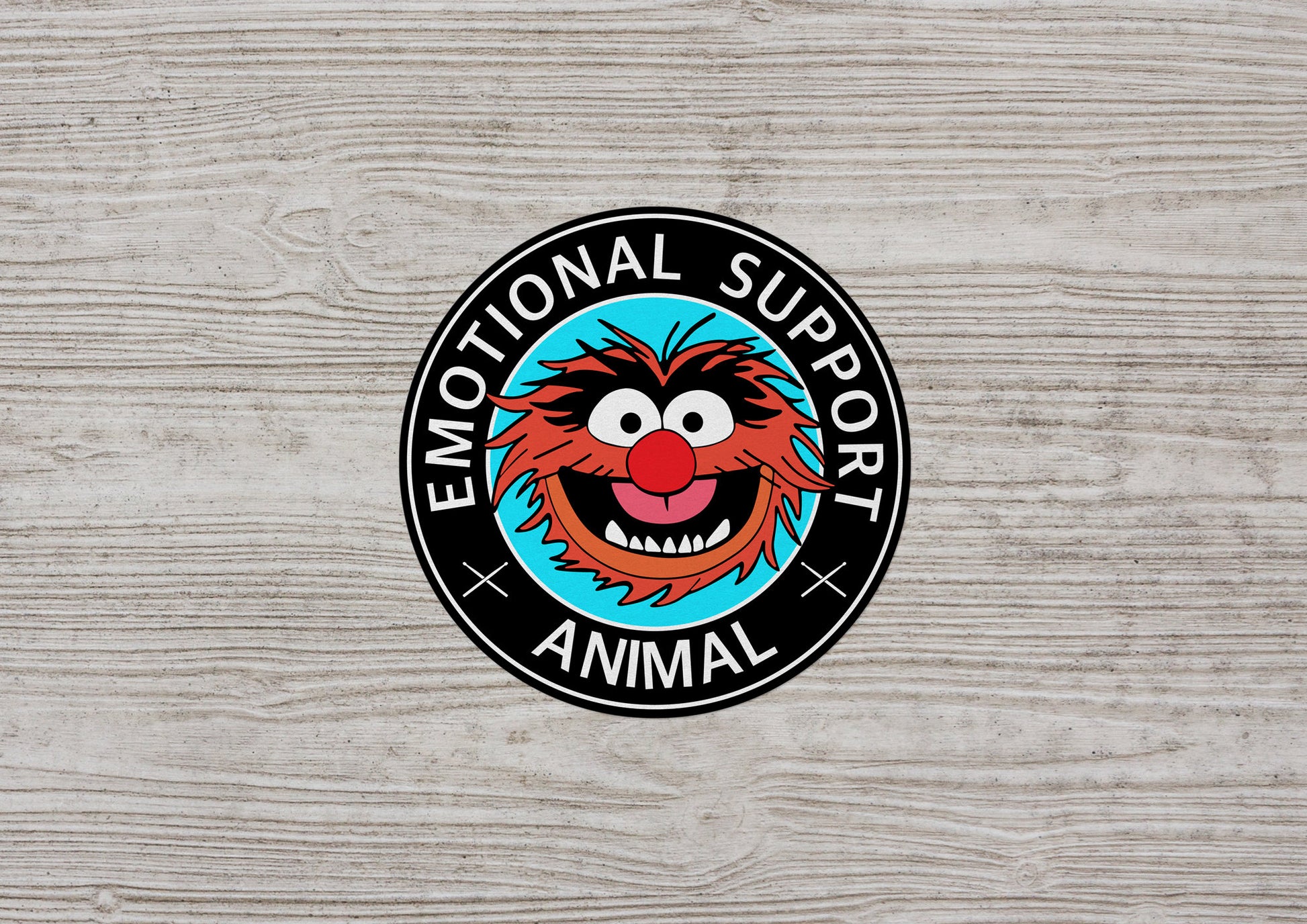 Emotional Support Animal * STICKER OR MAGNET * Die-Cut | Vinyl | Decal | Waterproof | Weatherproof