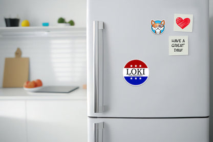 Loki For President * STICKER OR MAGNET * Die-Cut | Vinyl | Decal | Waterproof | Weatherproof