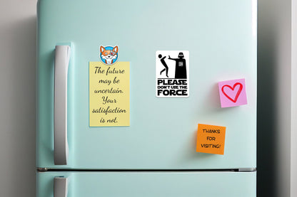 Please Don't Use The Force * STICKER OR MAGNET * Die-Cut | Vinyl | Decal | Waterproof | Weatherproof