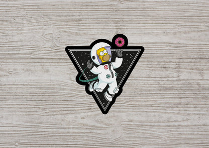 Space Homer * STICKER OR MAGNET * Die-Cut | Vinyl | Decal | Waterproof | Weatherproof