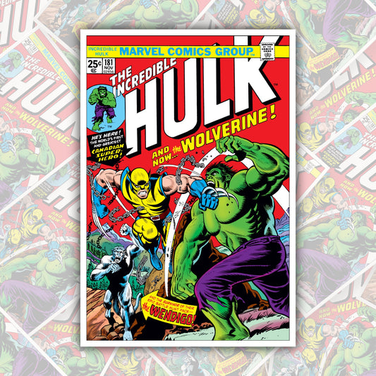 The Hulk 181 Comic Book Cover * STICKER OR MAGNET * Die-Cut | Vinyl | Decal | Waterproof | Weatherproof