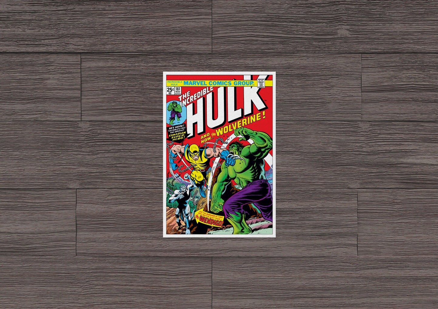 The Hulk 181 Comic Book Cover * STICKER OR MAGNET * Die-Cut | Vinyl | Decal | Waterproof | Weatherproof