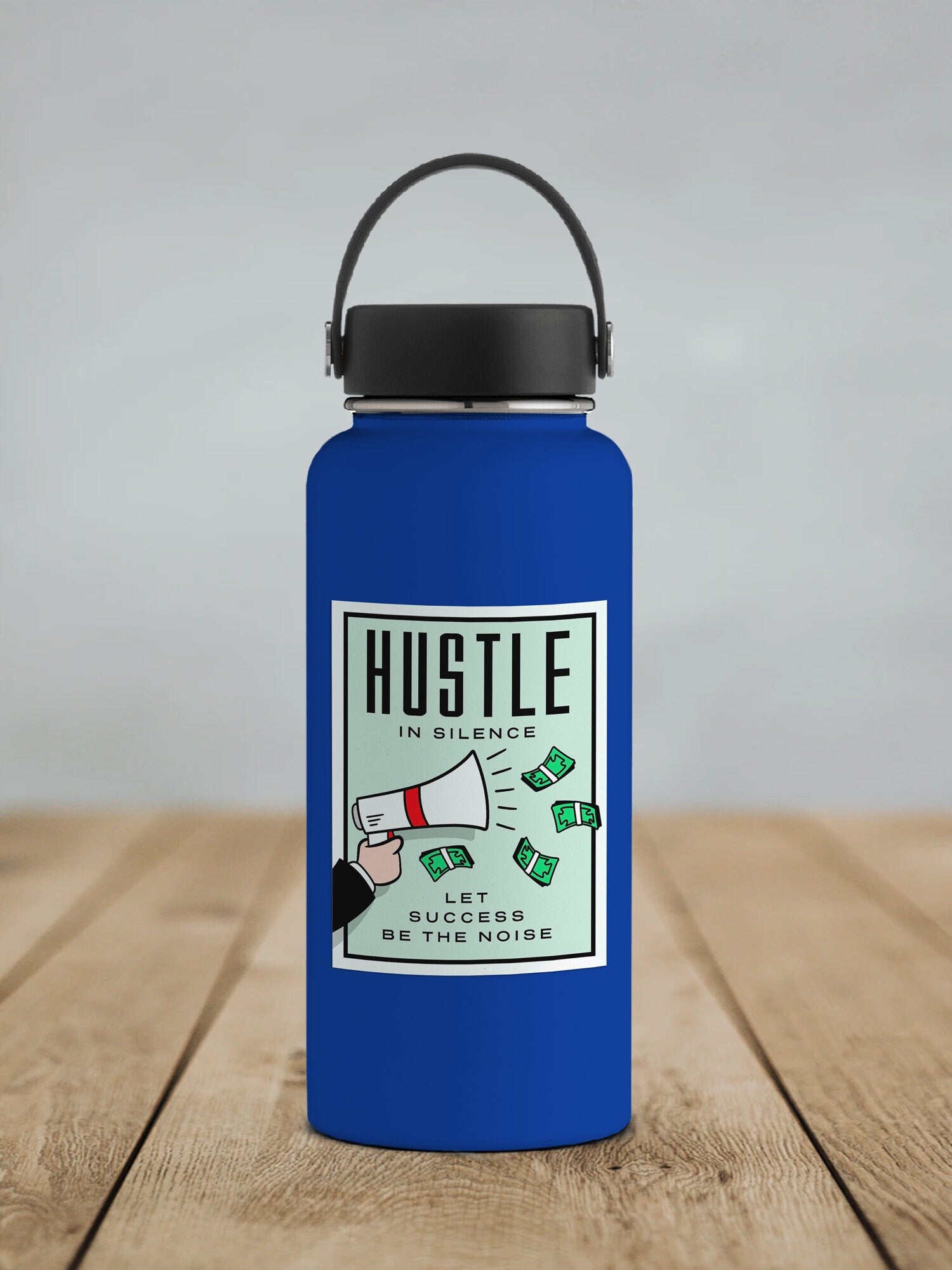 Monopoly Motivation ~ Hustle in Silence Let Success Be the Noise * STICKER OR MAGNET * Die-Cut | Vinyl | Decal | Waterproof | Weatherproof