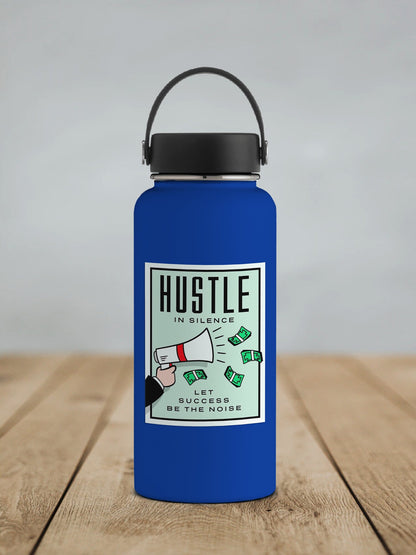 Monopoly Motivation ~ Hustle in Silence Let Success Be the Noise * STICKER OR MAGNET * Die-Cut | Vinyl | Decal | Waterproof | Weatherproof