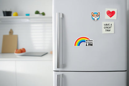 Rainbow Connection * STICKER OR MAGNET * Die-Cut | Vinyl | Decal | Waterproof | Weatherproof