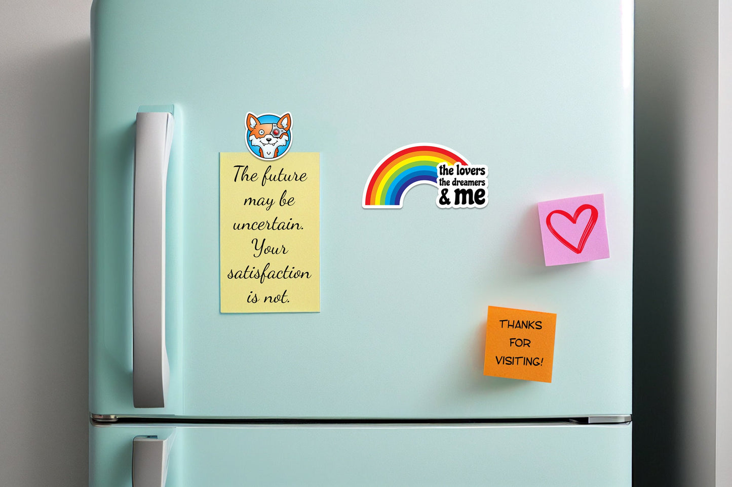 Rainbow Connection * STICKER OR MAGNET * Die-Cut | Vinyl | Decal | Waterproof | Weatherproof