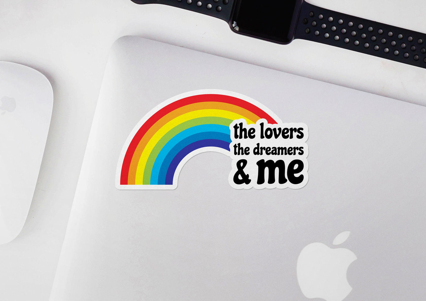 Rainbow Connection * STICKER OR MAGNET * Die-Cut | Vinyl | Decal | Waterproof | Weatherproof