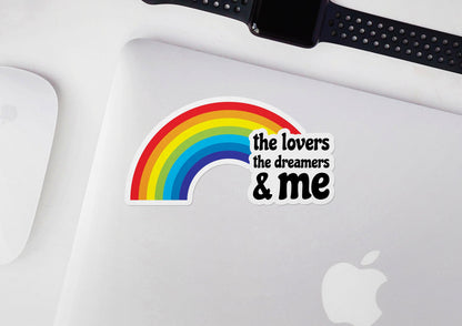 Rainbow Connection * STICKER OR MAGNET * Die-Cut | Vinyl | Decal | Waterproof | Weatherproof