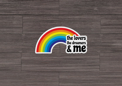 Rainbow Connection * STICKER OR MAGNET * Die-Cut | Vinyl | Decal | Waterproof | Weatherproof