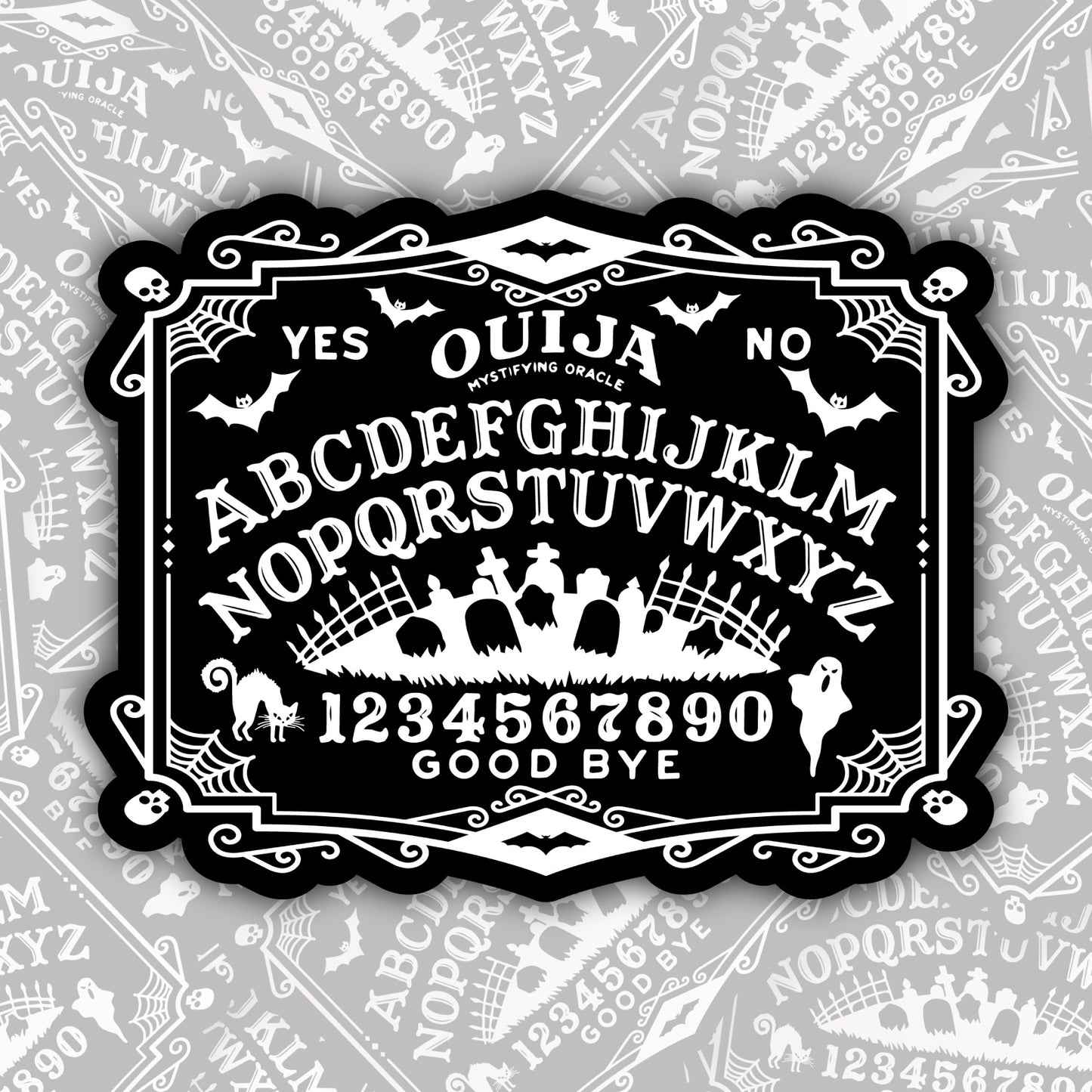 Ouija Board * STICKER OR MAGNET * Die-Cut | Vinyl | Decal | Waterproof | Weatherproof