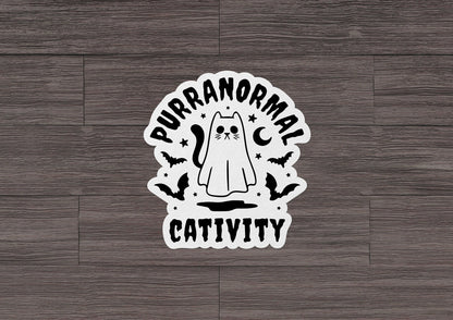 Purranormal Cativity * STICKER OR MAGNET * Die-Cut | Vinyl | Decal | Waterproof | Weatherproof