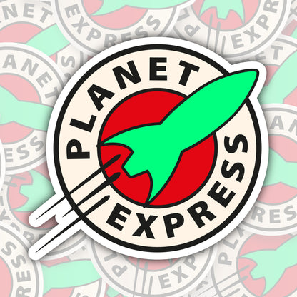 Planet Express * STICKER OR MAGNET * Die-Cut | Vinyl | Decal | Waterproof | Weatherproof