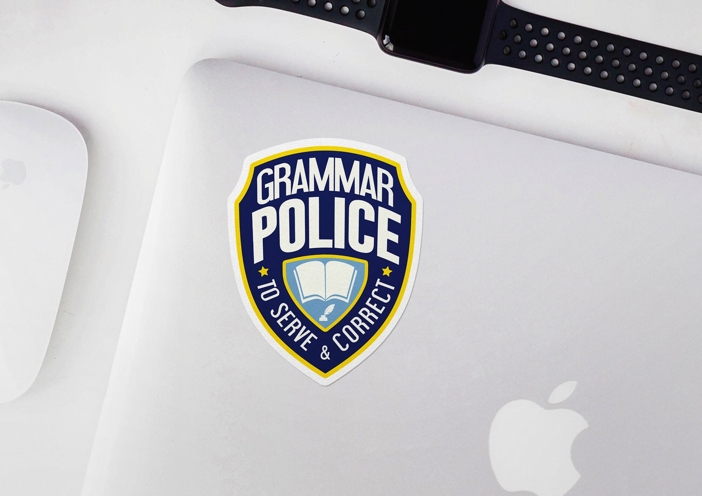 Grammar Police * STICKER OR MAGNET * Die-Cut | Vinyl | Decal | Waterproof | Weatherproof