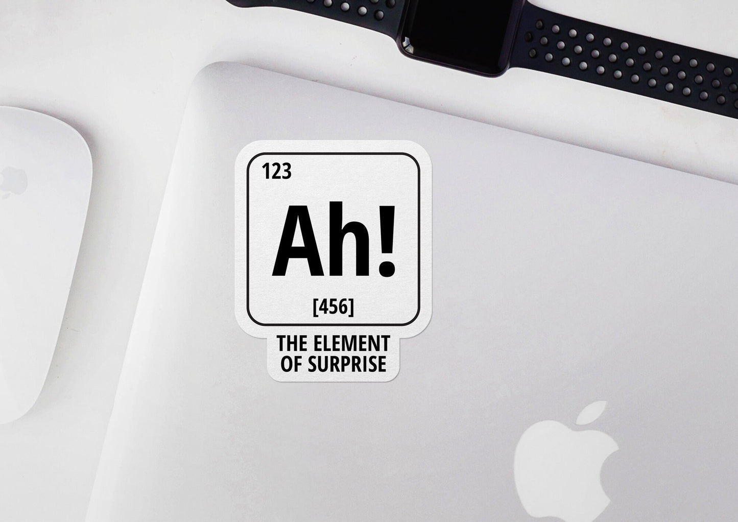 The Element of Surprise * STICKER OR MAGNET * Die-Cut | Vinyl | Decal | Waterproof | Weatherproof