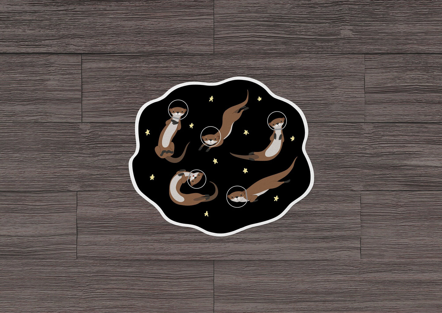 Otter Space * STICKER OR MAGNET * Die-Cut | Vinyl | Decal | Waterproof | Weatherproof