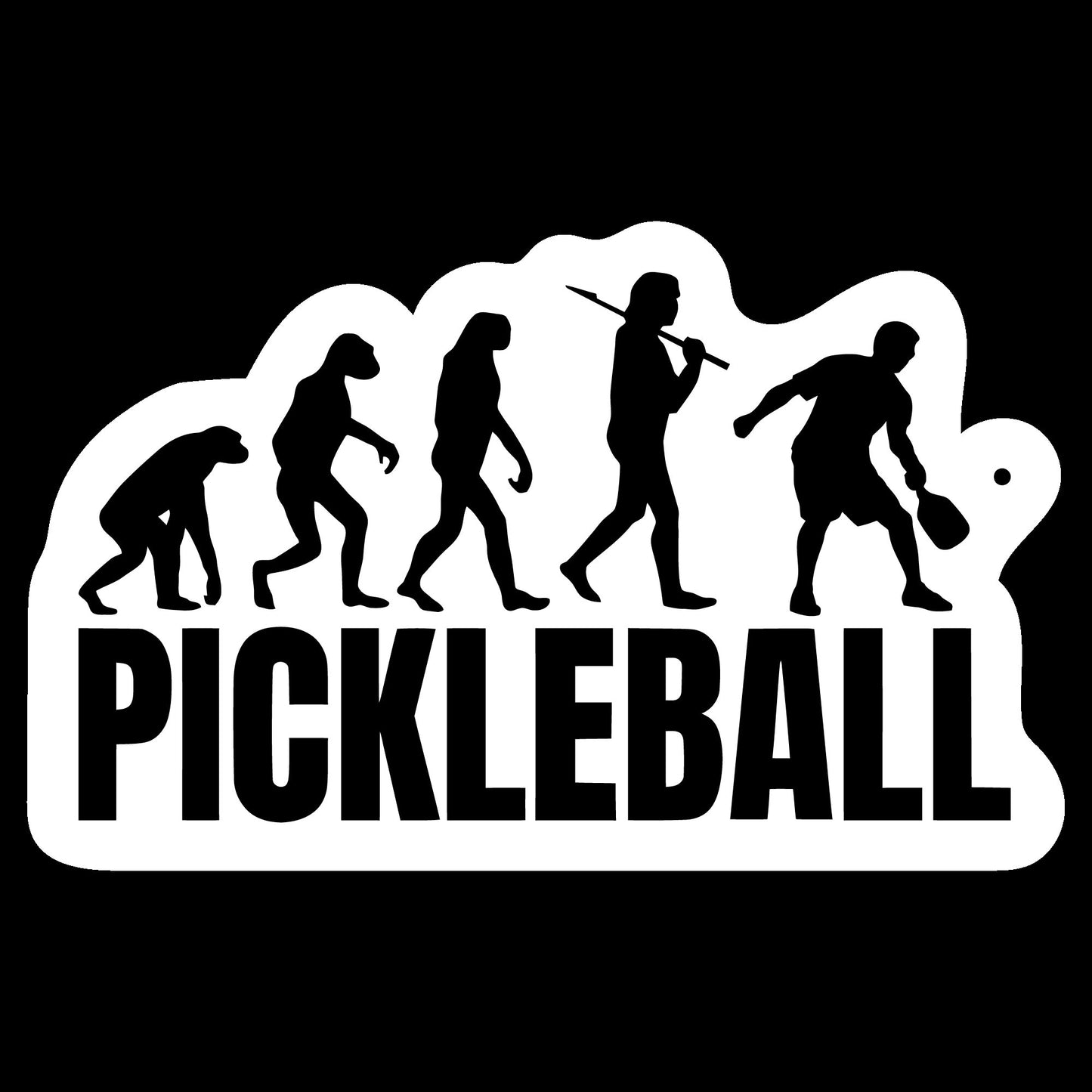 Pickleball * STICKERS * Die-Cut | Vinyl | Decal | Waterproof | Weatherproof