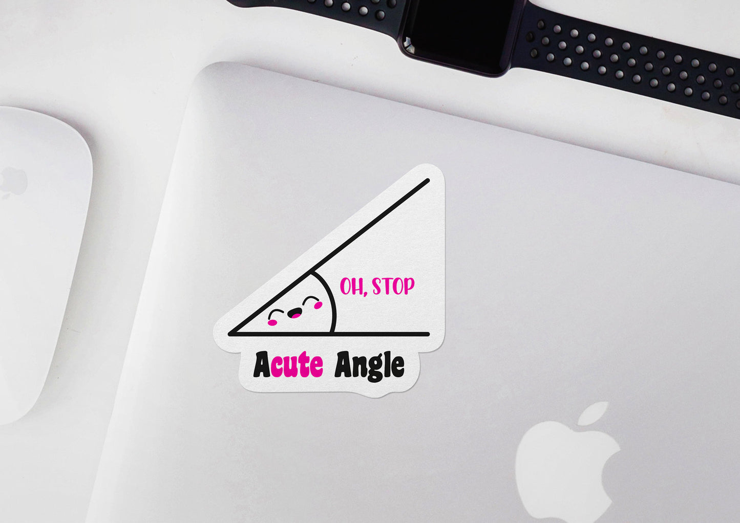 Acute Angle * STICKER OR MAGNET * Die-Cut | Vinyl | Decal | Waterproof | Weatherproof