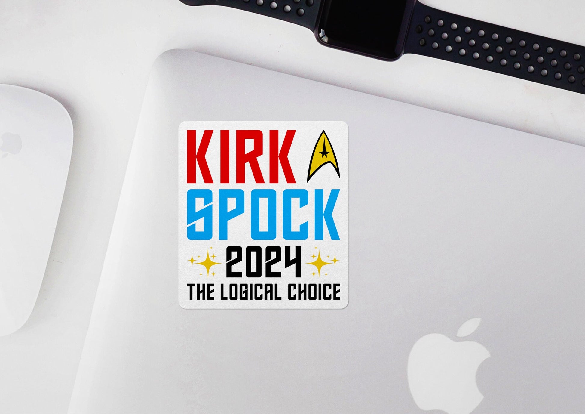 Kirk Spock 2024 * STICKER OR MAGNET * Die-Cut | Vinyl | Decal | Waterproof | Weatherproof