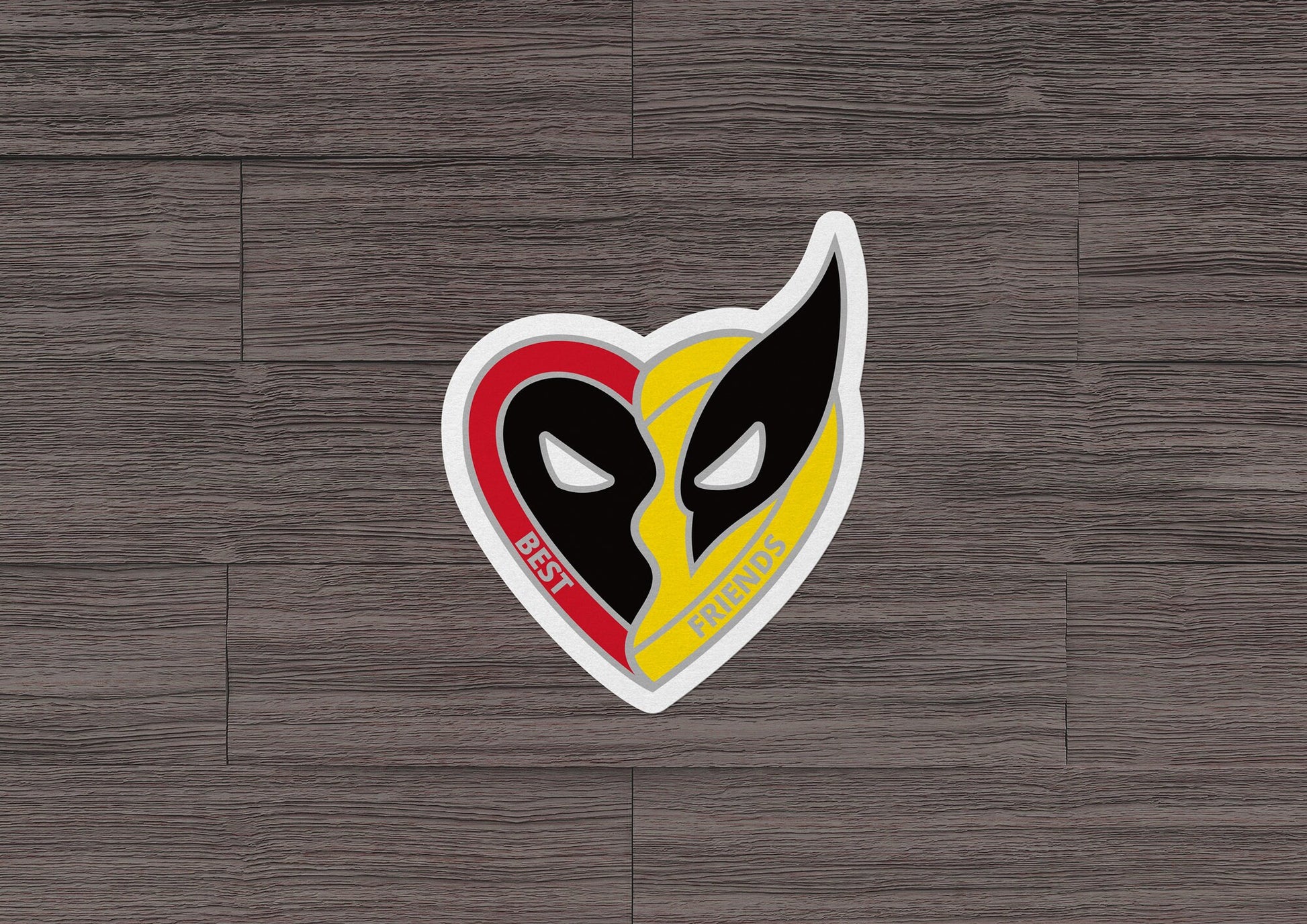 Deadpool and Wolverine Best Friends * STICKER OR MAGNET * Die-Cut | Vinyl | Decal | Waterproof | Weatherproof